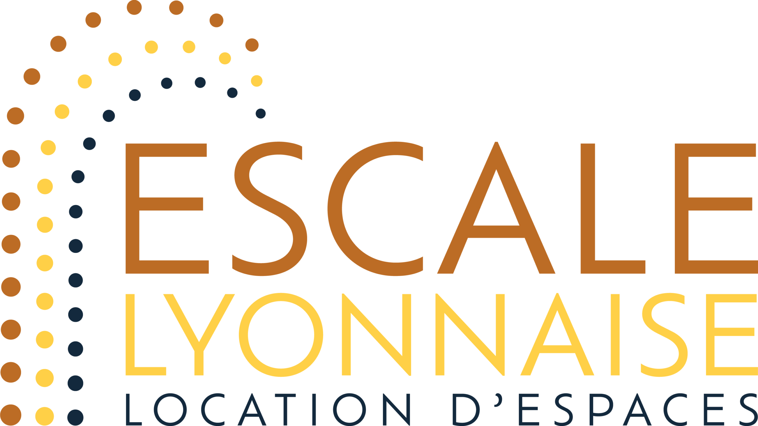 Logo Escale couleur Location d’espaces à l’Escale Lyonnaise à Lyon pour séminaire, réunion, formation, événementiel, conférence associations et professionnel.